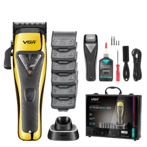 VGR V-015 Professional Cordless Hair Clipper Gold