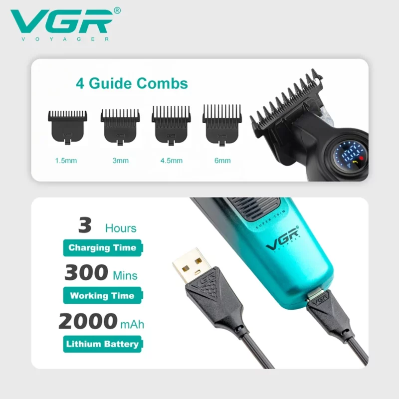 adjustable length hair trimmer